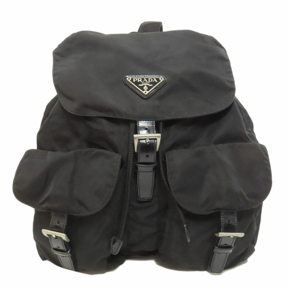 Prada logo Backpack Rucksack Daypack
